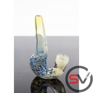 MULTI-COLOR ONE HITTER WITH FLAT BASE 5CT/PK
